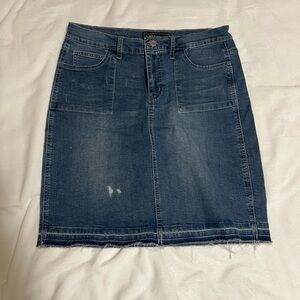 Cato Dark Blue Denim Pencil Skirt